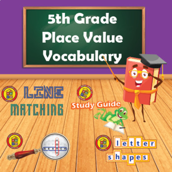 Preview of 5th Grade Place Value Vocabulary Bundle