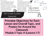 5th Grade Printable Objectives Module 5 Topic A Compatible