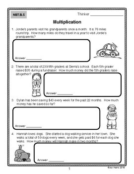 math activities for 5th grade problem solving
