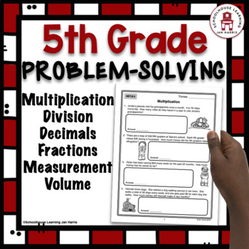 Preview of 5th Grade Problem Solving - Year Long