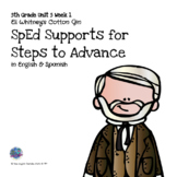 SpEd Supports for 5th Grade Steps to Advance Unit 5 Week 1