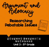 5th Grade Reader's Notebook: Argument and Advocacy (Debata