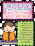 5th Grade Reading Assessment - Test Prep Review DIGITAL AND PRINT