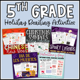 5th Grade Reading Comprehension Activities: Holiday Passages