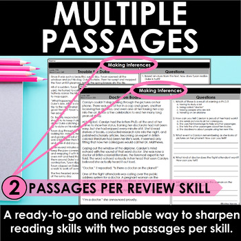 5th grade reading comprehension passages google classroom distance