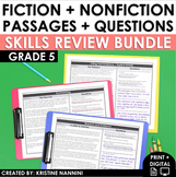 5th Grade Reading Comprehension Passages Strategies Review