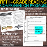 5th Grade Reading Comprehension Passages [Nonfiction & Fiction] 