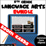 5th Grade Language Arts Digital Boom Cards Bundle