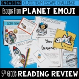 5th Grade Reading Review Game | ELA Test Prep Game Escape Room