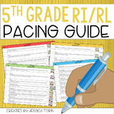 5th Grade Reading Standards Pacing Guide