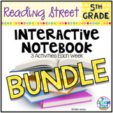 5th Grade Reading Street INTERACTIVE NOTEBOOK Bundle Unit 1-6