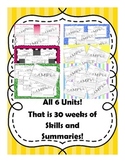 5th Grade Reading Street Skills and Summary Practice All S