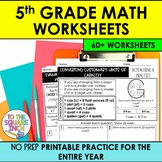 5th Grade Reteaching Math Worksheets | 5th Grade Math Revi
