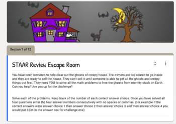 Preview of 5th Grade Review & Escape Room!