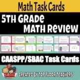 CAASPP and SBAC Math Review Task Cards for Grade 5