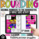 5th Grade Rounding Decimals Digital Activity