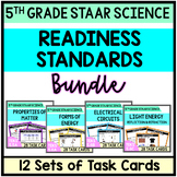 5th Grade STAAR Science Readiness Standards - Task Cards Bundle
