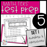5th Grade Math TEKS Task Cards - Set 1
