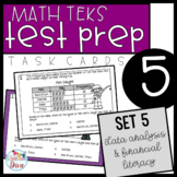 5th Grade Math TEKS Task Cards - Set 5