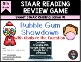 5th Grade STAAR Reading Review Game #1: Bubblegum Showdown