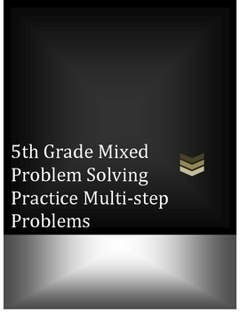 Preview of 5th Grade STAAR Ready Problem Solving Practice 1-4