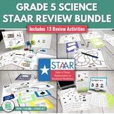 5th Grade STAAR Science Review Bundle