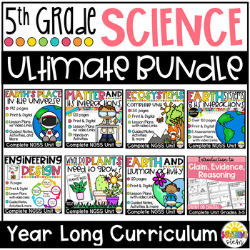 Preview of 5th Grade Science Bundle