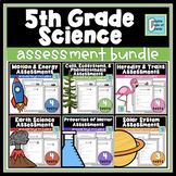 5th Grade Science Assessment Bundle