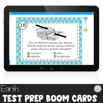 Preview of 5th Grade Science Boom Cards | Earth | Test Prep