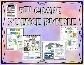 Preview of 5th Grade Science Bundle