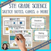 5th Grade Science Bundle - Interactive Science Notebook Sk