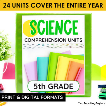 Preview of 5th Grade Science Reading Comprehension Passages & Questions Worksheets