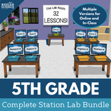 5th Grade Science Curriculum - Complete Station Lab Bundle