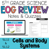 5th Grade Science EOG Study Guide and Quizzes - Cells and 