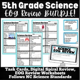 5th Grade Science EOG Review Test Prep BUNDLE! Word Proble