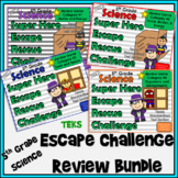 5th Grade Science Escape Challenges Categories 1-4 Bundle