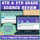 5th Grade Science Escape Room - Science Test Prep - State 