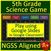 5th Grade Science Test Prep Game #2: Review ALL NGSS Units