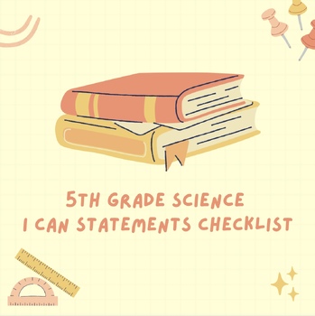 Preview of 5th Grade Science I Can Statements