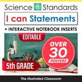 5th Grade Science I Can Statements for NGSS Standards