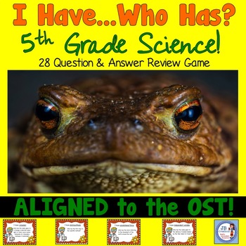 Preview of 5th Grade Science TEST PREP REVIEW GAME (OST/NGSS aligned)