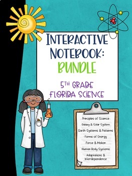 Preview of 5th Grade Science Interactive Notebook BUNDLE