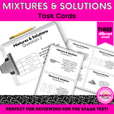 5th Grade | Science | Mixtures & Solutions | Task Cards | 