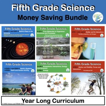 Preview of 5th Grade Science NGSS Aligned Bundle