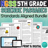 5th Grade Science NGSS Standards Aligned Reading Comprehen