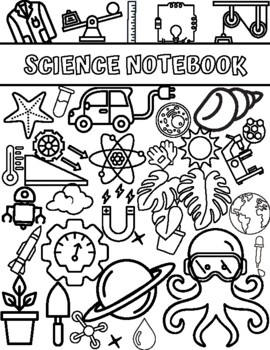 Preview of 5th Grade Science Notebook Cover & Dividers (INB)