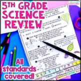 5th Grade Science Review Flip Book - Science Vocabulary - All standards covered!