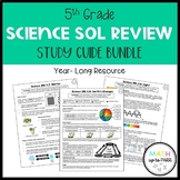 5th Grade Science SOL Review Bundle- Science Refrigerator 