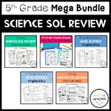 5th Grade Science SOL Review Mega Bundle- 4th & 5th Scienc