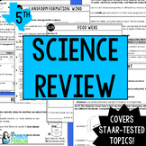 5th Grade Science STAAR End of the Year Review | 60 Worksh